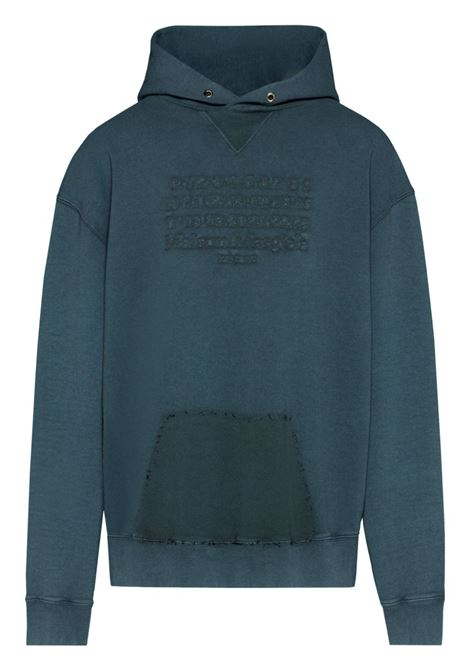 felpa con logo inverso unisex nero antracite in cotone MAISON MARGIELA | S50GU0216 S25570860